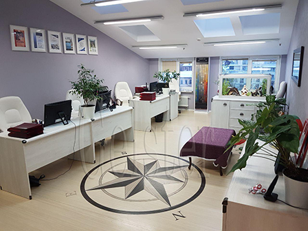 Фотографии в интерьере Marmoleum Striato 