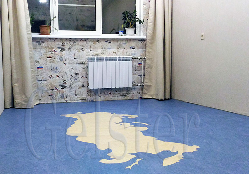 Marmoleum Real Фото в домашнем интерьере